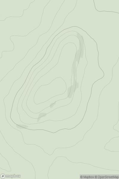 Thumbnail image for Battle Hill [Tomintoul to Banff] showing contour plot for surrounding peak